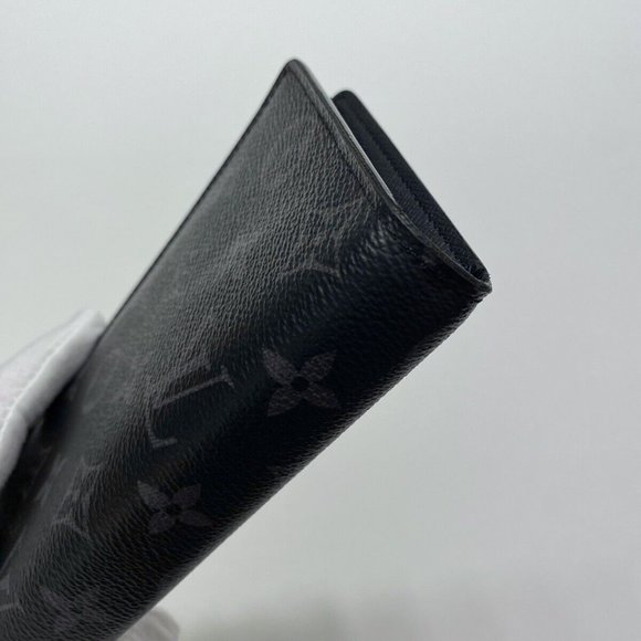 Louis Vuitton Monogram Eclipse Taigarama Brazza Long Wallet - Picture 7 of 16